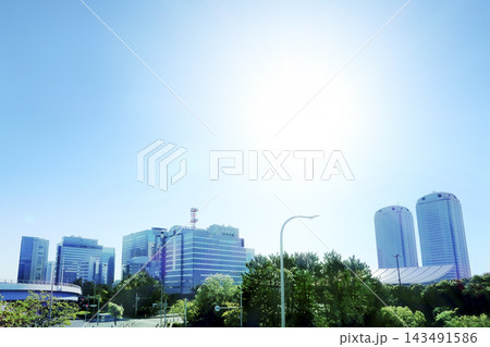 幕張新都心の高層ビル群 幕張新都心の高層ビル群 143491586