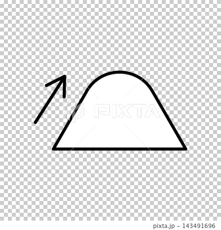 A simple icon depicting a mountain and a diagonal arrow pointing to the upper right. A simple icon depicting a mountain and a diagonal arrow pointing to the upper right. 143491696