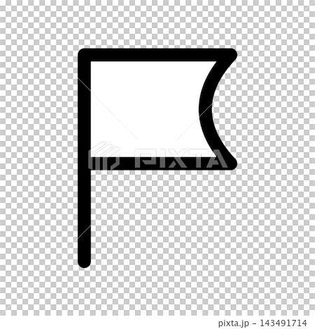 Simple flag icon illustration Simple flag icon illustration 143491714