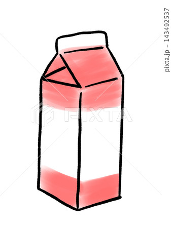 牛乳パック 赤色 牛乳パック 赤色 143492537