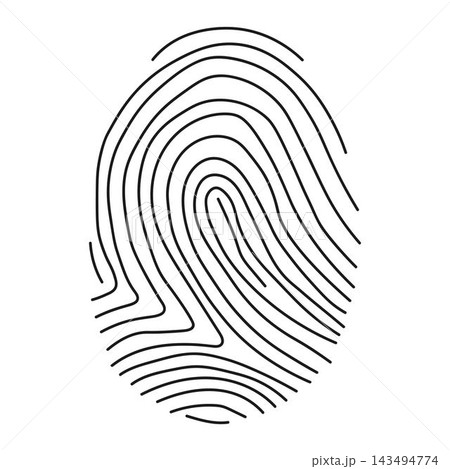 Fingerprint Scan Icon 143494774