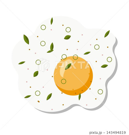 Fried egg.Tasty breakfast. Fried egg.Tasty breakfast. 143494819