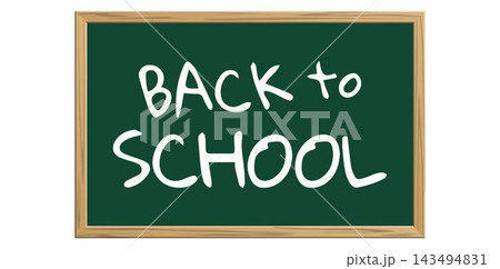 Green chalkboard with text Green chalkboard with text 143494831