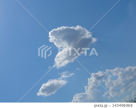 ハート雲 ハート雲 143496968