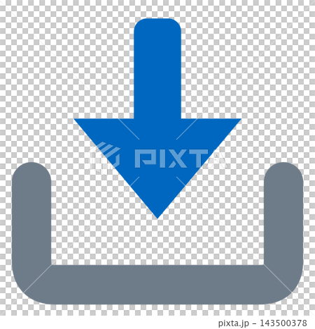 Download: Gray tray and blue down arrow Download: Gray tray and blue down arrow 143500378