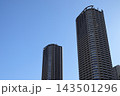 武蔵小杉の青空と高層マンション群 143501296