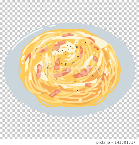 卡邦尼意麵的簡單插圖 卡邦尼意麵的簡單插圖 143501317