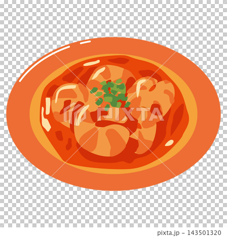 蝦仁辣椒的簡單插圖 蝦仁辣椒的簡單插圖 143501320