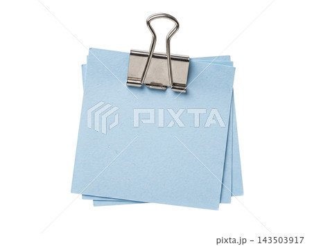 Stack of blue paper sheets element Stack of blue paper sheets element 143503917