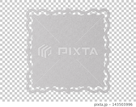 Grey square decorative paper element 143503996