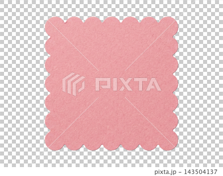 Abstract pink scalloped paper element Abstract pink scalloped paper element 143504137