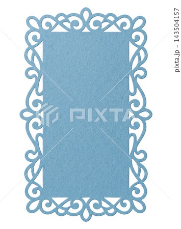 Soft blue vintage deco paper element Soft blue vintage deco paper element 143504157