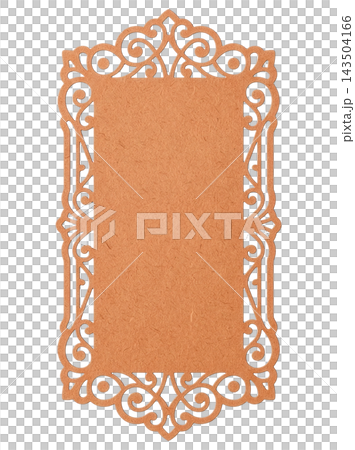 Floral classic deco paper element Floral classic deco paper element 143504166