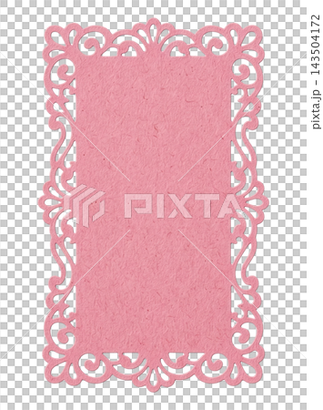 Elegant textured soft pink classic deco paper element 143504172