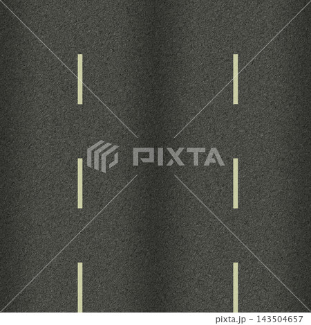 Asphalt Road with Yellow Line Seamless Texture Asphalt Road with Yellow Line Seamless Texture 143504657