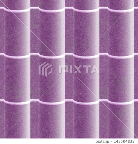 Grey Roman S-Curve Roof Tiles Seamless Texture 143504838