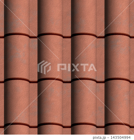 Brown Roman S-Curve Roof Tiles Seamless Texture Brown Roman S-Curve Roof Tiles Seamless Texture 143504994