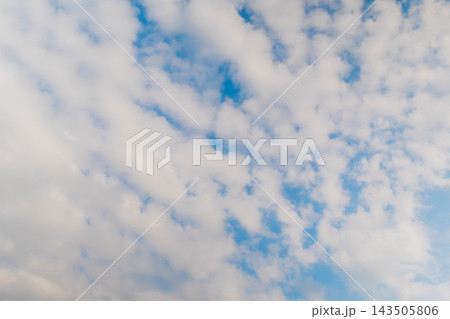 View of white clouds in the blue sky - cloudscape View of white clouds in the blue sky - cloudscape 143505806