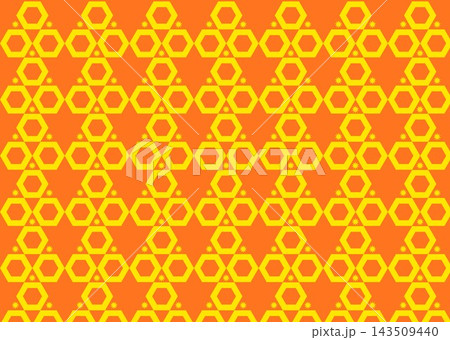 abstract background of yellow circles 143509440