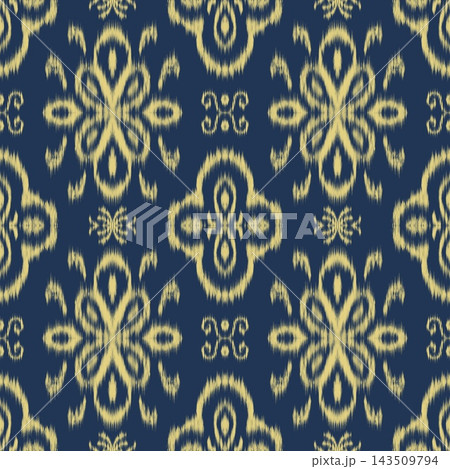 Hand-drawn Seamless Navy Blue Tile Pattern for Royal Upholstery Fabric Wallpaper Print Hand-drawn Seamless Navy Blue Tile Pattern for Royal Upholstery Fabric Wallpaper Print 143509794