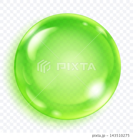 Glossy green bubble sphere. Glossy green bubble sphere. 143510275