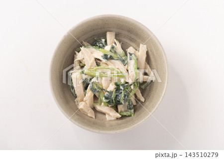 サラダチキン ほうれん草 マヨネーズ和え サラダチキン ほうれん草 マヨネーズ和え 143510279
