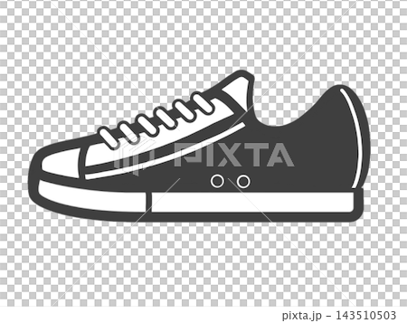 Simple sneaker illustration (icon) Simple sneaker illustration (icon) 143510503