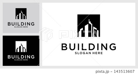 Building idea vector logo design vector template Building idea vector logo design vector template 143513607