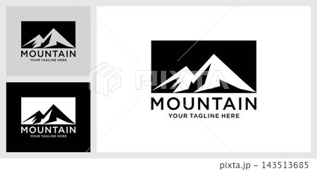Vintage mountain vector logo design and illustration Vintage mountain vector logo design and illustration 143513685