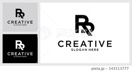 RB or BR initial letter vector logo design RB or BR initial letter vector logo design 143513777