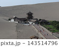 中国敦煌の鳴沙山の風景 143514796