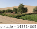 中国敦煌の鳴沙山の風景 143514805