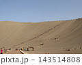 中国敦煌の鳴沙山の風景 143514808