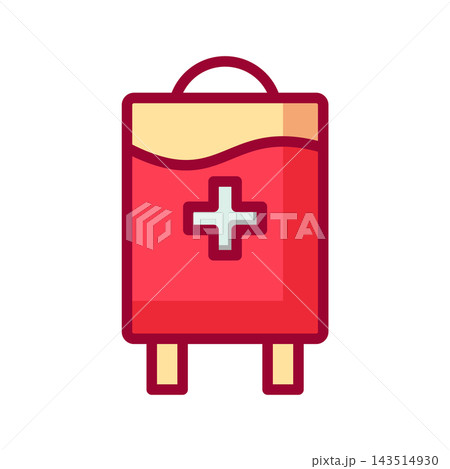 blood bag icon design vector template 143514930