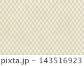 生成り色の矢羽根文様と和紙の和風背景 143516923