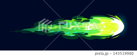 Gun fire effect trail flame with energy blast Gun fire effect trail flame with energy blast 143519980