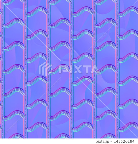 Geometric Vertical Wave Pattern Normal Map Geometric Vertical Wave Pattern Normal Map 143520194