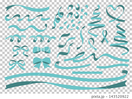 Assorted Ribbon Set (Light Blue) 143520922