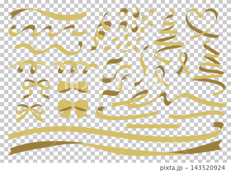 Assorted Ribbon Set (Gold) Assorted Ribbon Set (Gold) 143520924