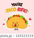You re Taco-Rific cute taco greeting card 143523319