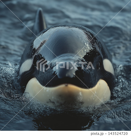 Orca killer marine animal swimming majestic nature wildlife ocean majestic 143524720