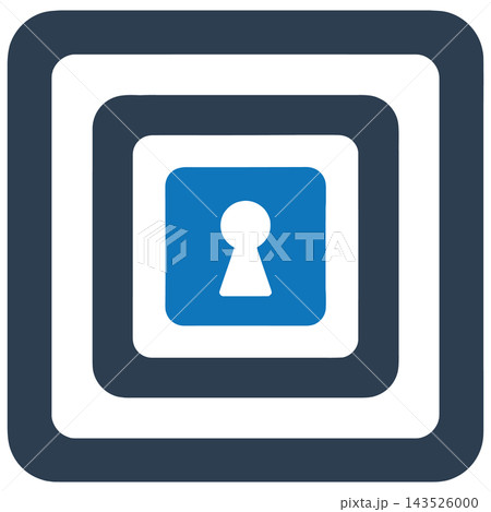 Secret Vault Icon for Corruption Concept 143526000