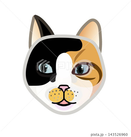 猫の顔イラスト 猫の顔イラスト 143526960