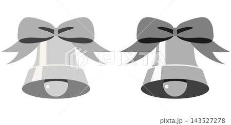 ベルのアイコンイラストセット / クリスマスのイラスト素材 ベルのアイコンイラストセット / クリスマスのイラスト素材 143527278