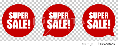 SUPER SALE! Speech Bubble Sale Badge Set - Large Promotional Design Material SUPER SALE! Speech Bubble Sale Badge Set - Large Promotional Design Material 143528023