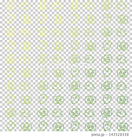 Jack-o'-lantern and ghost patterns Jack-o'-lantern and ghost patterns 143528338