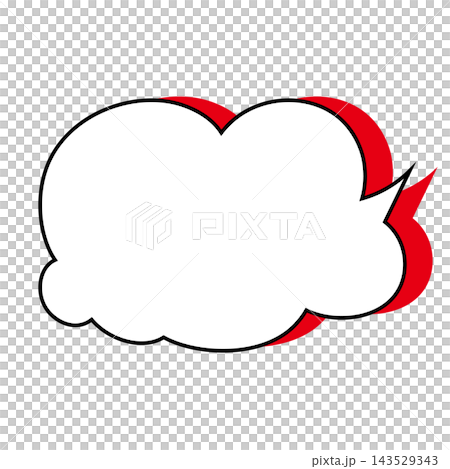Simple smoke bubble illustration material on a white background Simple smoke bubble illustration material on a white background 143529343