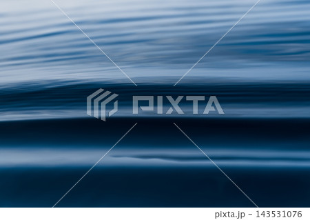 Minimal abstract blue sea water surface with flowing horizontal ripples Minimal abstract blue sea water surface with flowing horizontal ripples 143531076