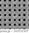 Seamless weave line art vector pattern illustration 143531507