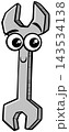 funny cartoon wrench tool character 143534138
